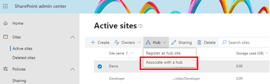 What Is Hub Site And How To Manage It From Admin Center